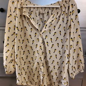 Old Navy Birdy Blouse